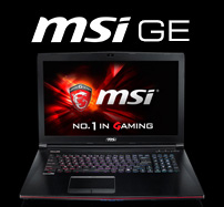 Laptopy MSI GE